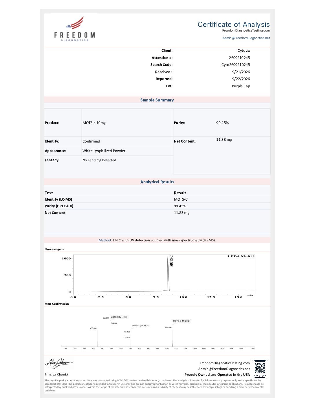 MOTS-C 10mg - Image 2