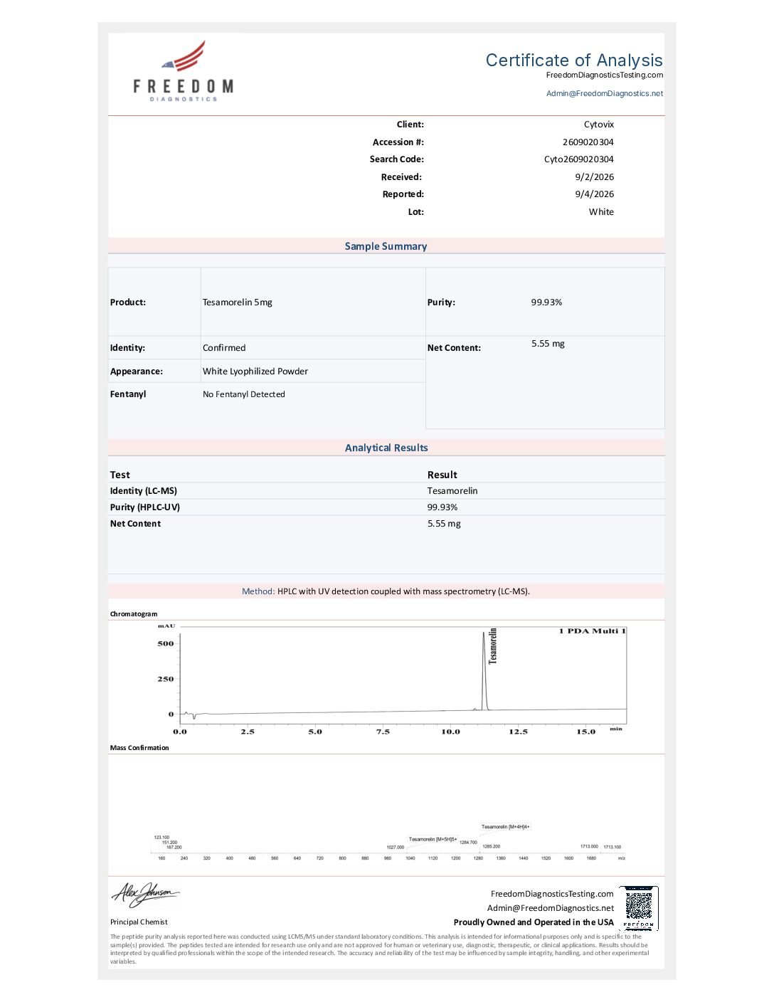 Tesamorelin – 5mg - Image 2